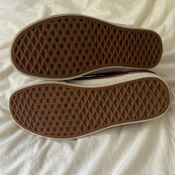 Vans Sk8 Hi Womens Size 7.5 Canvas Maroon with Rose Gold Hi Top Skate Shoe - Picture 5 of 7